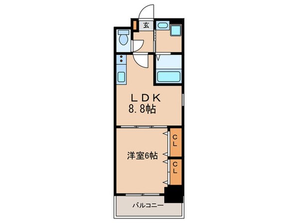 ランドルチェ大須の物件間取画像